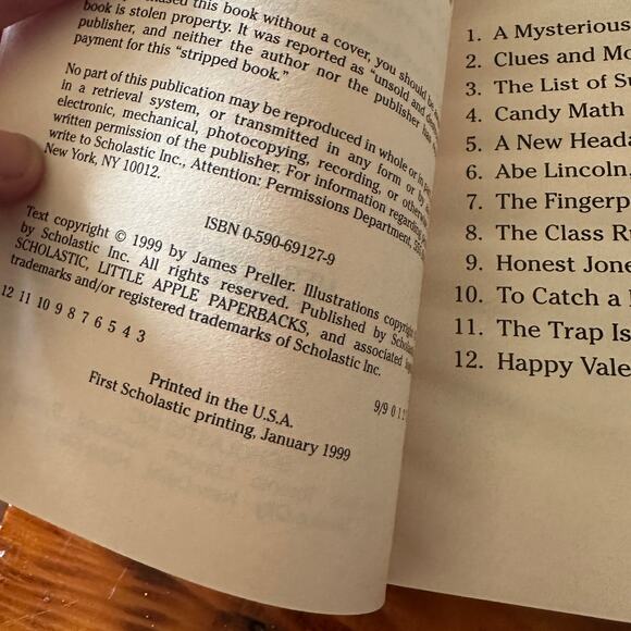 Vintage 1999 A Jigsaw Jones Mystery The Case of The Secret Valentine Book - Picture 2 of 5